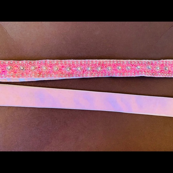 SALE 5 for $25🎀 J Crew Light Pink Beaded Belt - Picture 8 of 11